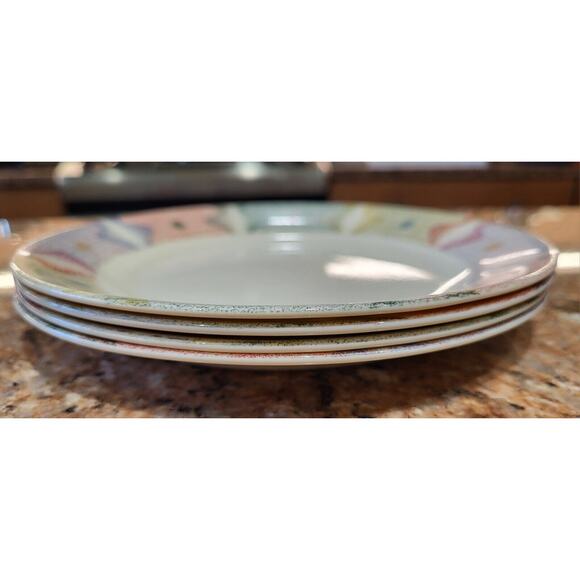 Vintage Corning Ware Corelle MIRAGE Southwest Pattern 7 1/4" Salad Plates (4) - Picture 12 of 16